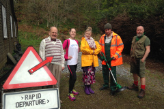 RD cast in rehearsals, Eigg Community Hall May 2015